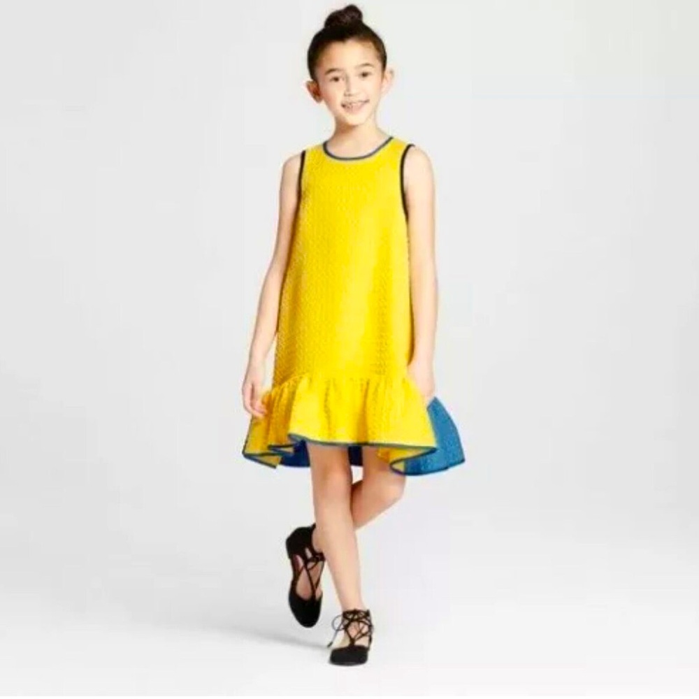 Victoria Beckham for Target dress with Asymmetrical Hem Ruffles